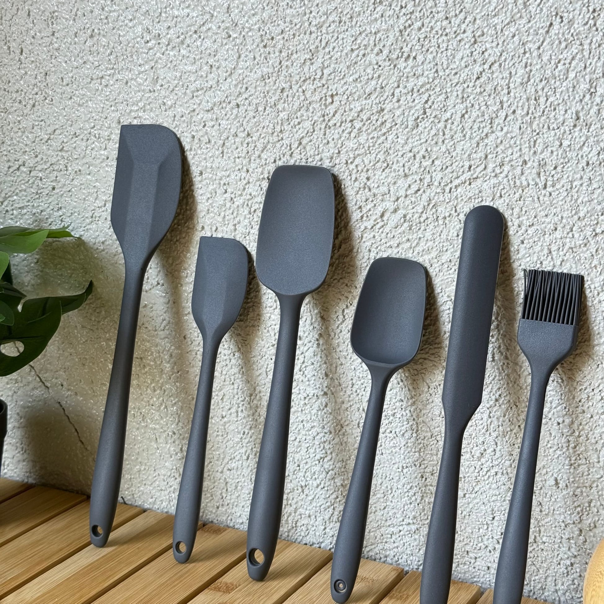 İcon Silikon Mutfak Seti 6 Parça Gri