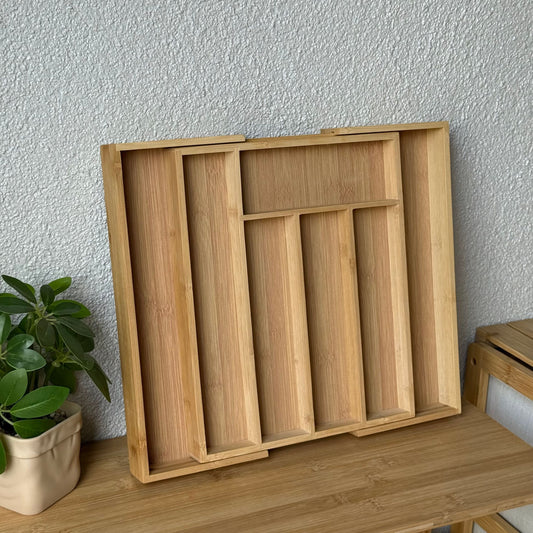 Boris Bambu Genişleyen Çekmece Kaşıklık