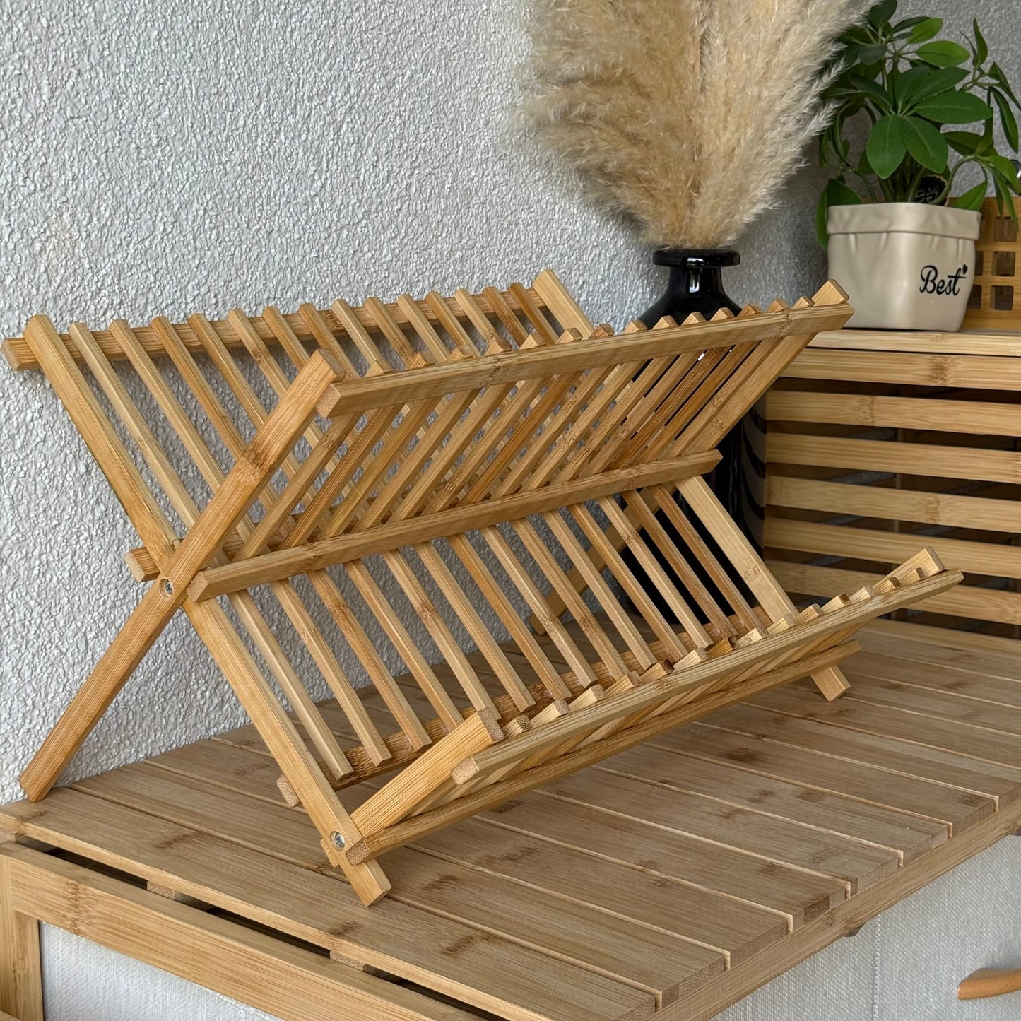 Eldon Katlanır Bambu Bulaşıklık 33x25 cm