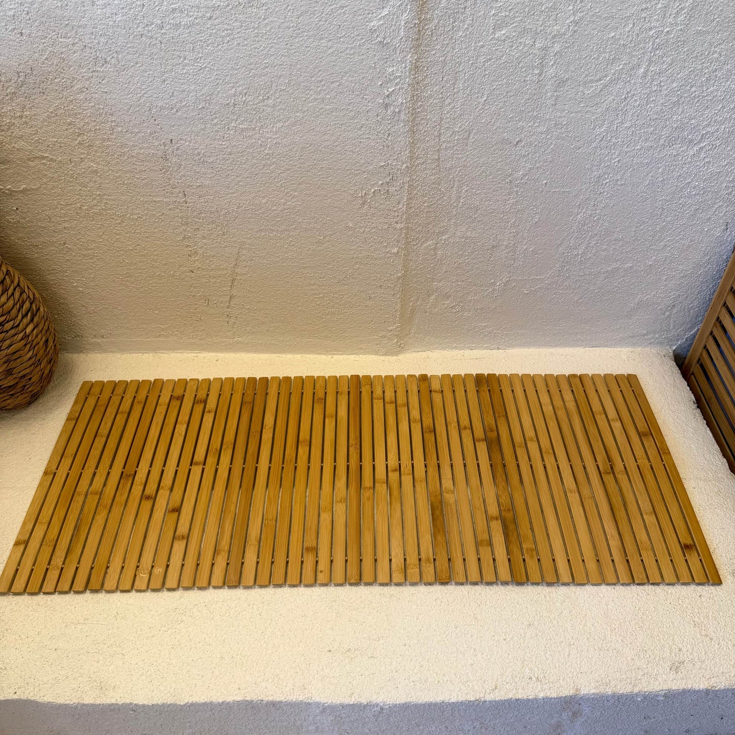 Bambu Mat Kaydırmaz Taban Büyük Boy 120x50 cm