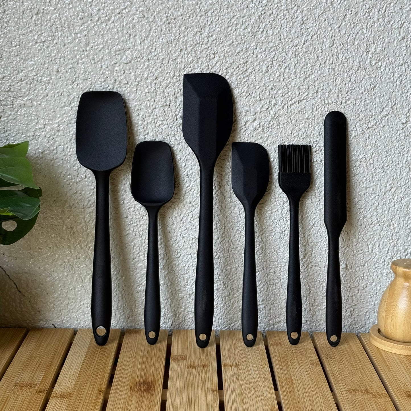 İcon Silikon Mutfak Seti 6 Parça Siyah