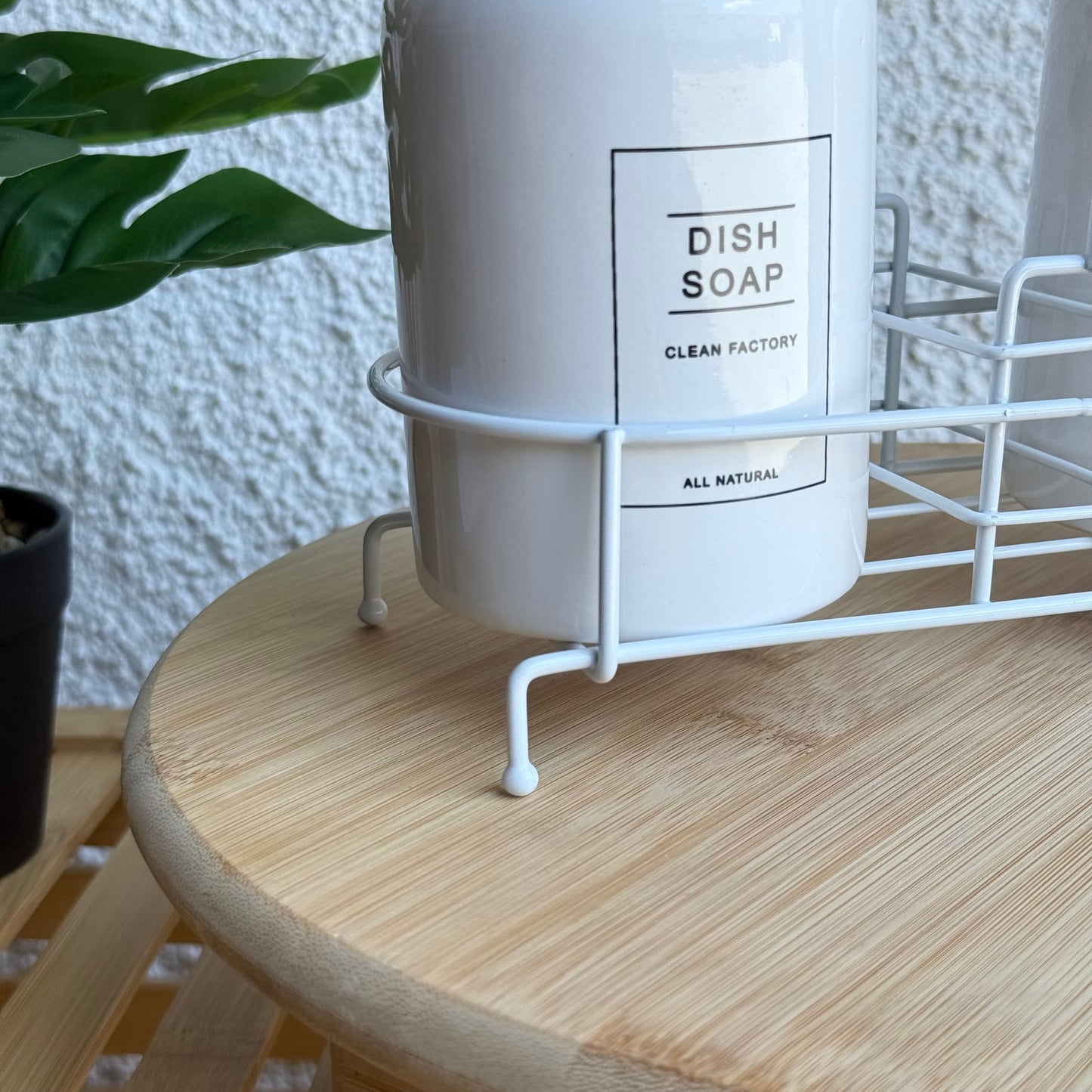 Choice Standlı Sıvı Sabunluk Seti Beyaz