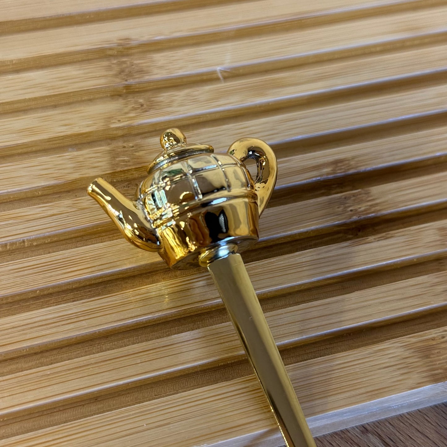Deo Fincan Figürlü Çay Kaşığı 14 cm Gold