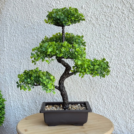 Bonsai Saksılı Yapay Çiçek 40 cm (Model-2)