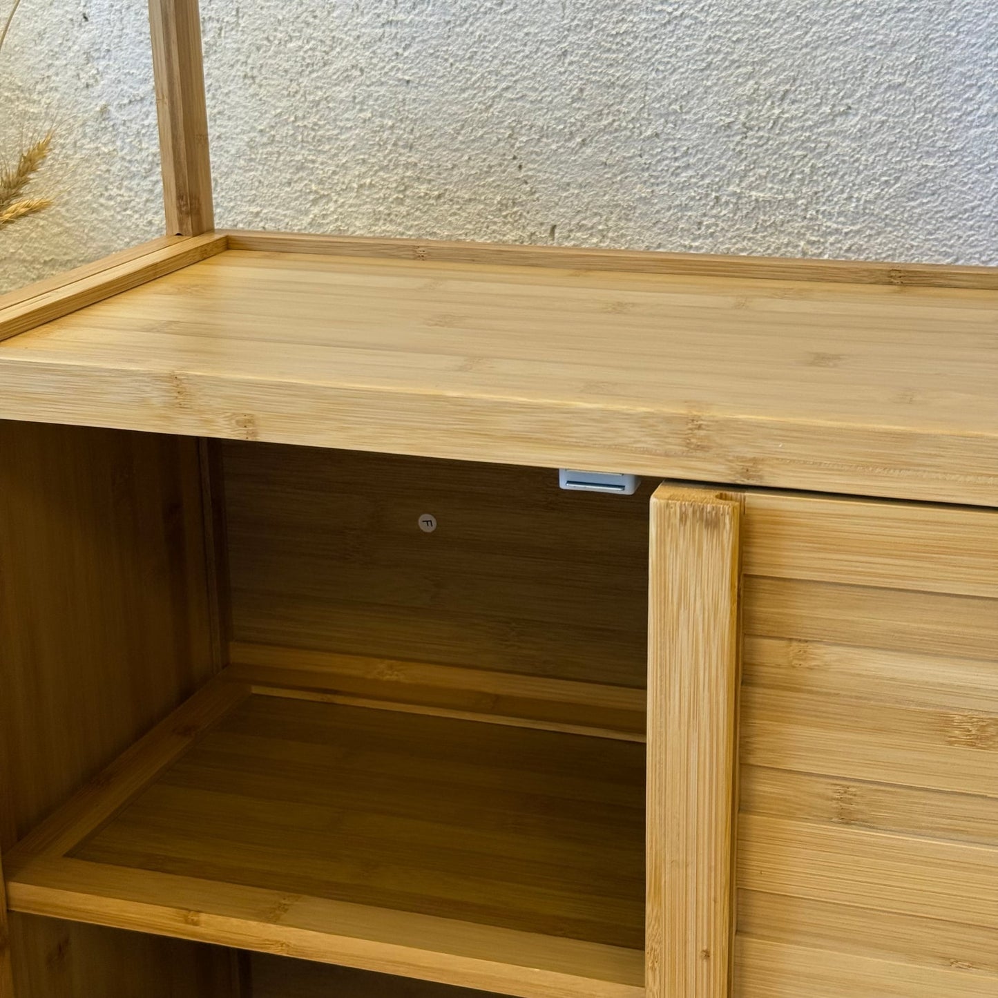 Miena Çok Amaçlı Bambu Dolap 63x27x85 cm