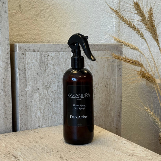 Kasandra Home Dark Amber Oda Sprey 400 ML (SİYAH)