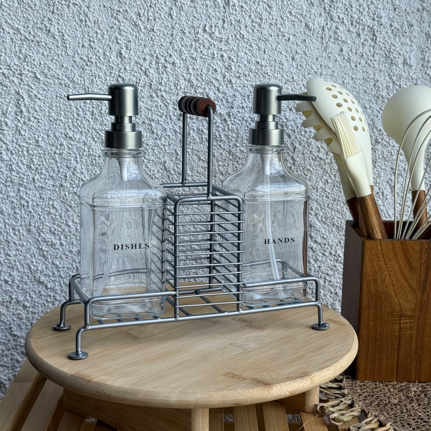 Bland Ayaklı ve İkili Sıvı Sabunluk Seti