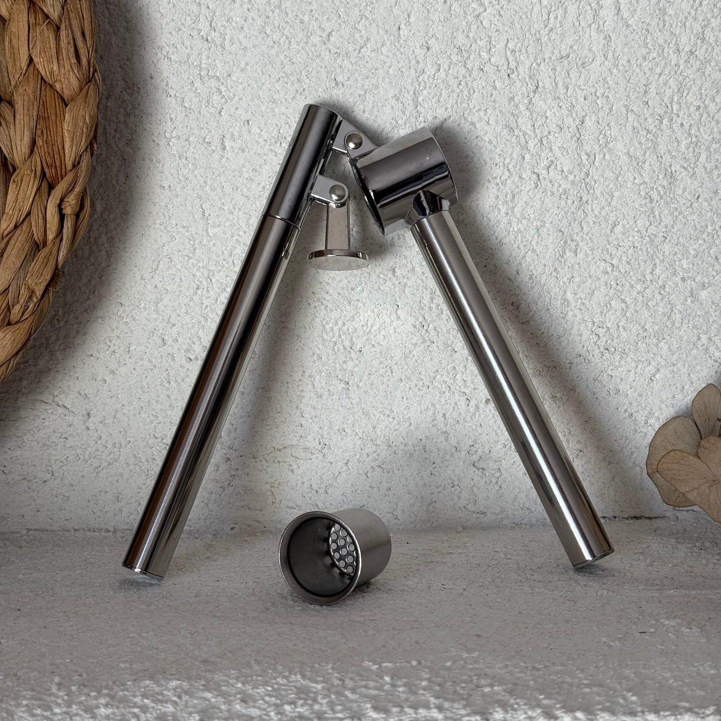 İKAE Paslanmaz Çelik Sarımsak Ezici (Süper Fiyat)