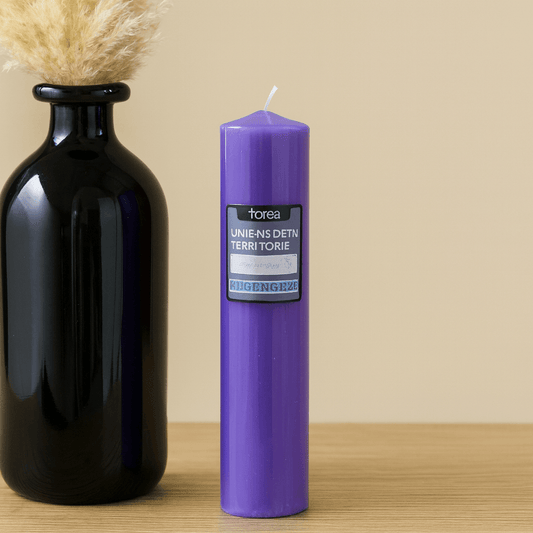 Candle Baton Uzun Mum 25 CM Lavanta