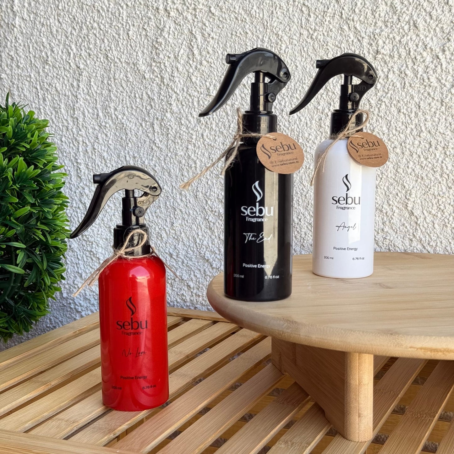 Sebu Oda, Ofis, Araç Sprey Seti 200 ml 3 Adet