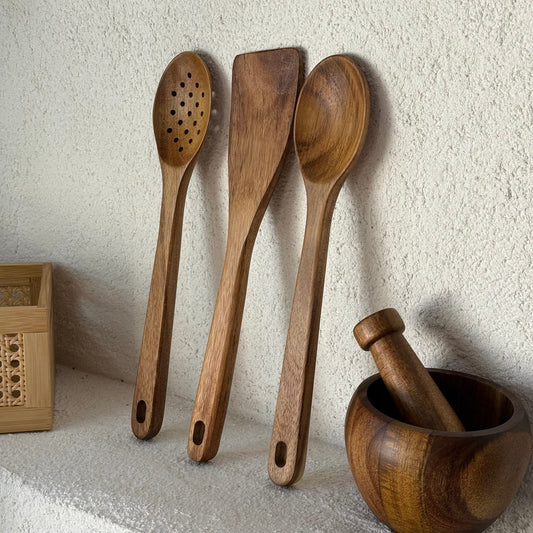Morgan Akasya Ağacı 3 Lü Kaşık Seti (SÜPER FİYAT)