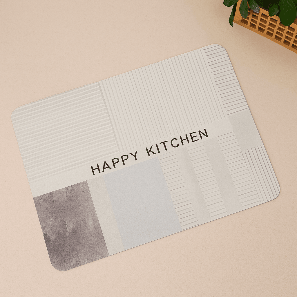 Happy Kitchen Mutfak Bulaşık Matı 38x28 cm