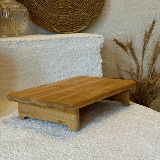 İntel Ayaklı Bambu Kesim Panosu Küçük Boy 30x20x6 cm