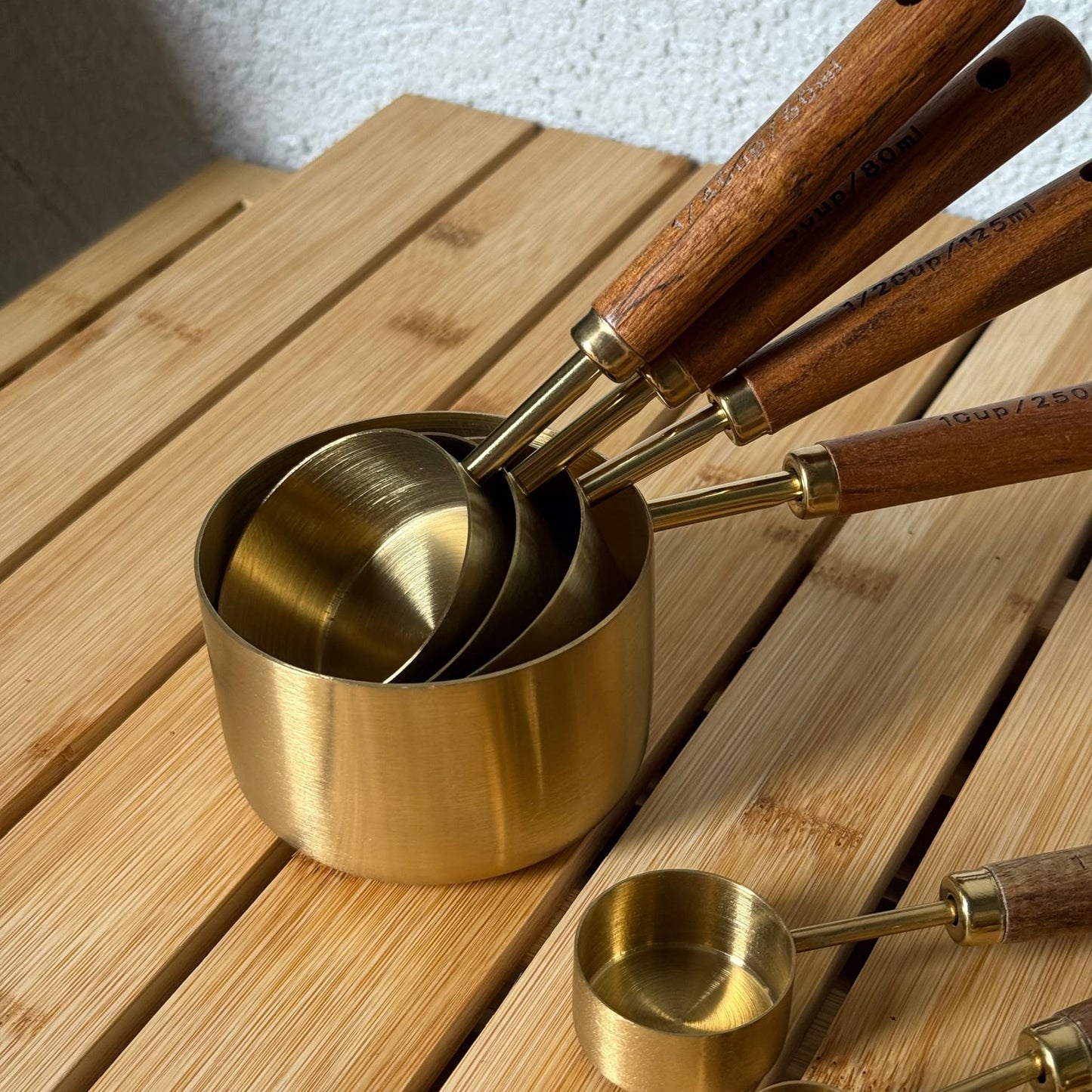 Barotti Ahşap Saplı Ölçü Kaşığı Set 8 Parça