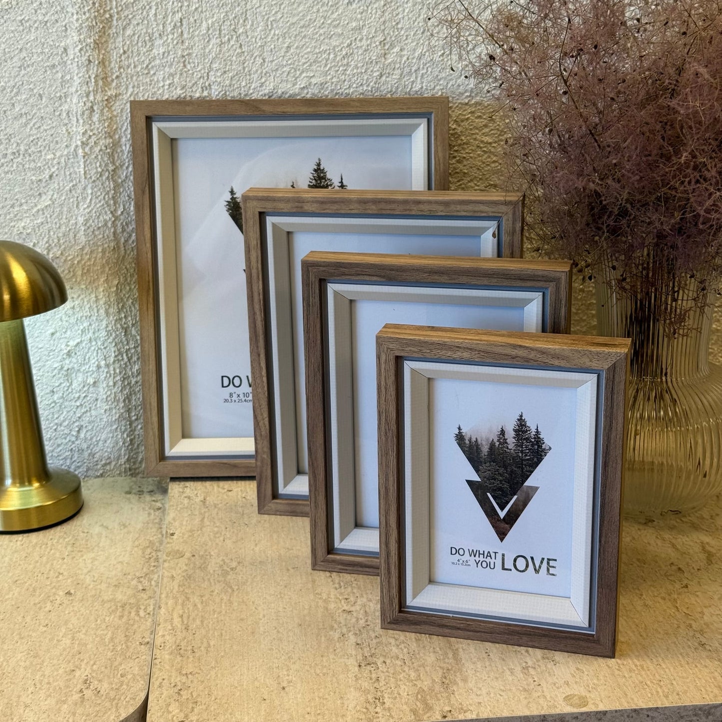 İKAE Love 4 Boy Ahşap Çerçeve Seti (A)