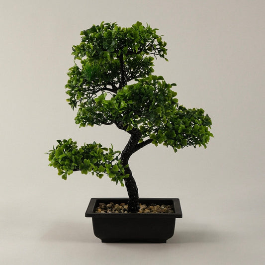 Bonsai Saksılı Yapay Çiçek 40 cm (Model-2)