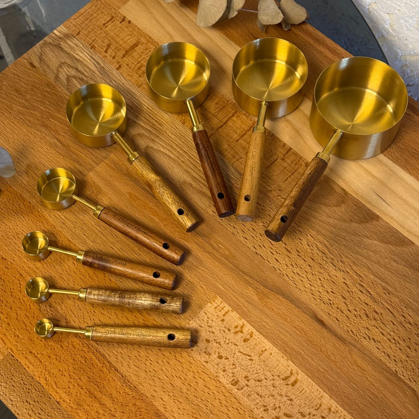 Pinterest 8 Parça Lüks Paslanmaz Çelik Ölçü Kaşık Seti (Sitede Sürpriz Fiyat)