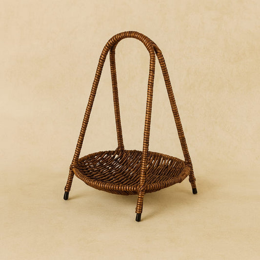 Deo Rattan Meyvelik Sunumluk 27 CM Kahve Rengi