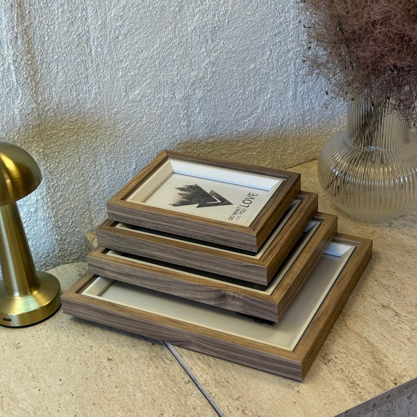 İKAE Love 4 Boy Ahşap Çerçeve Seti (A)