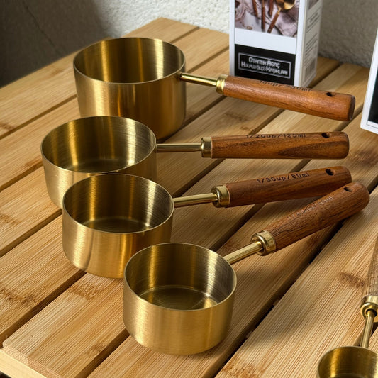 Barotti Ahşap Saplı Ölçü Kaşığı Set 8 Parça