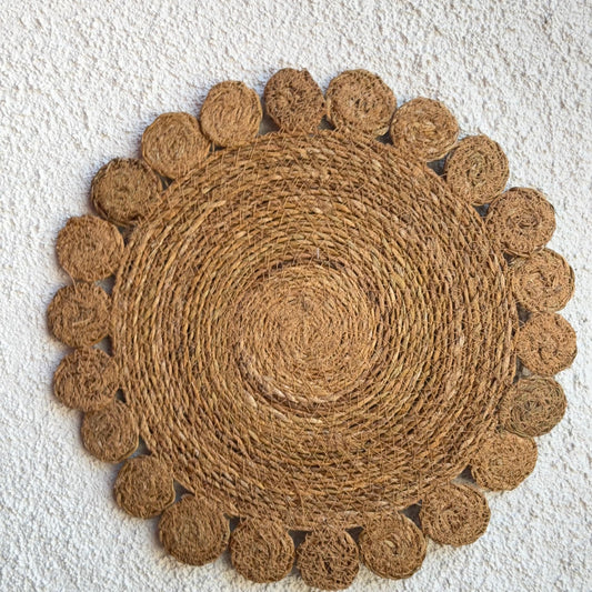 Çiçek Model Hasır Amerikan Servisi 6 Adet