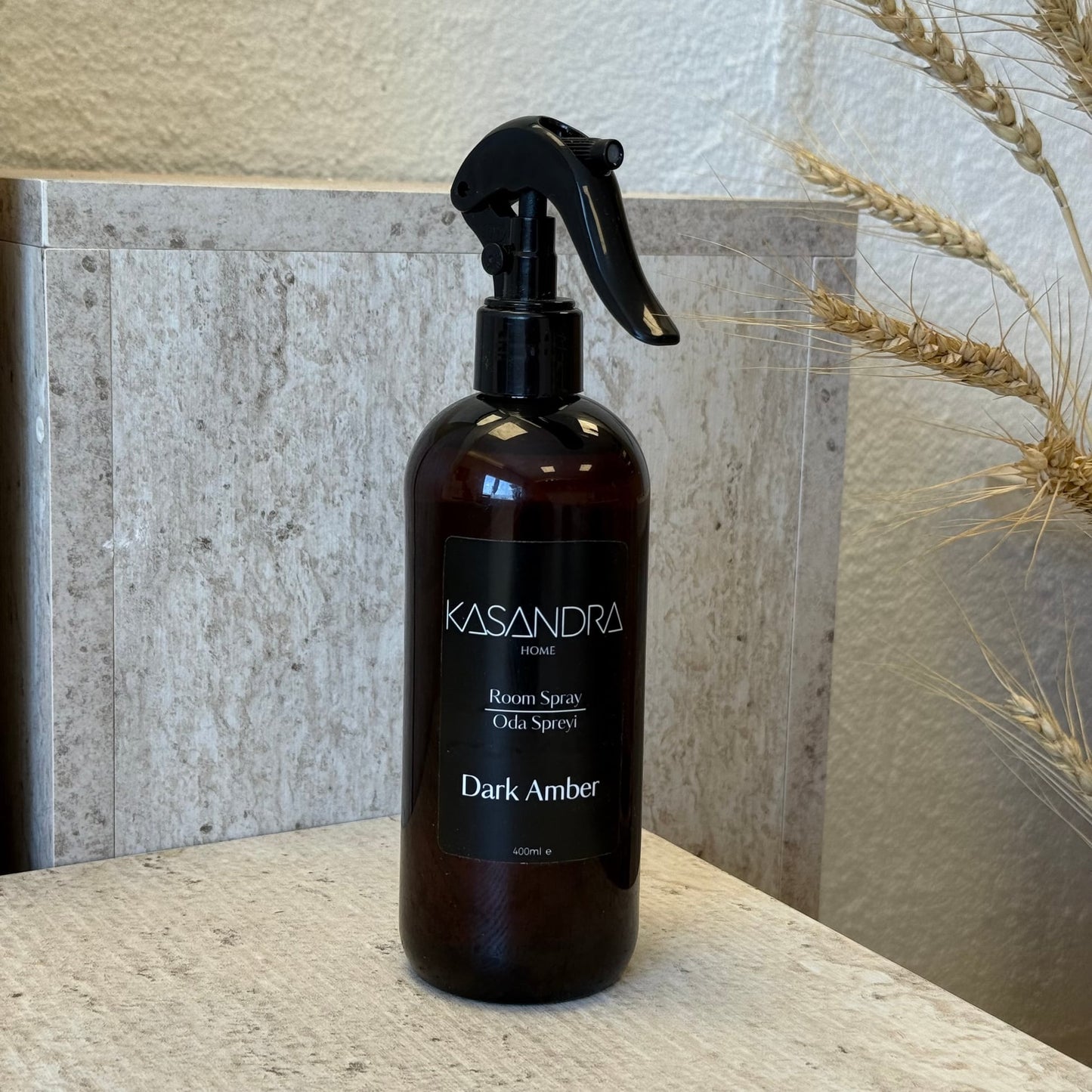 Kasandra Home Dark Amber Oda Sprey 400 ML (SİYAH)