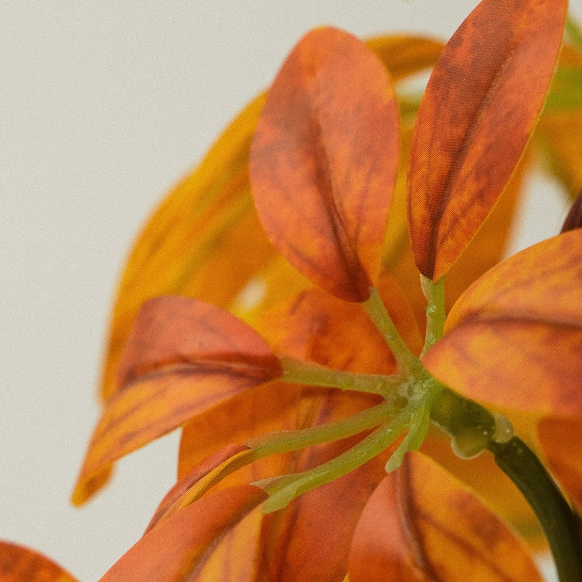 Best Saksılı Yapay Çiçek Turuncu 25 cm