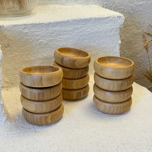 12 Adet Bambu Çerezlik 10 cm