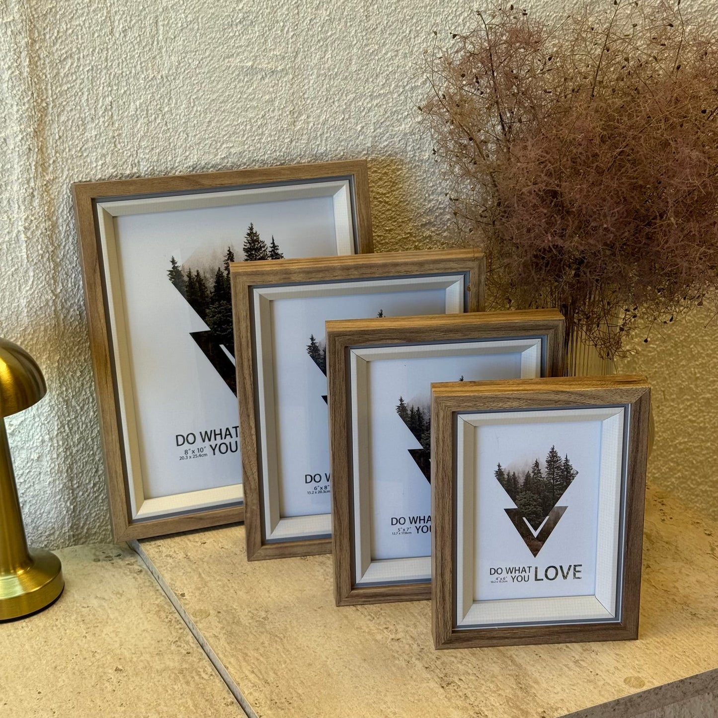 İKAE Love 4 Boy Ahşap Çerçeve Seti (A)