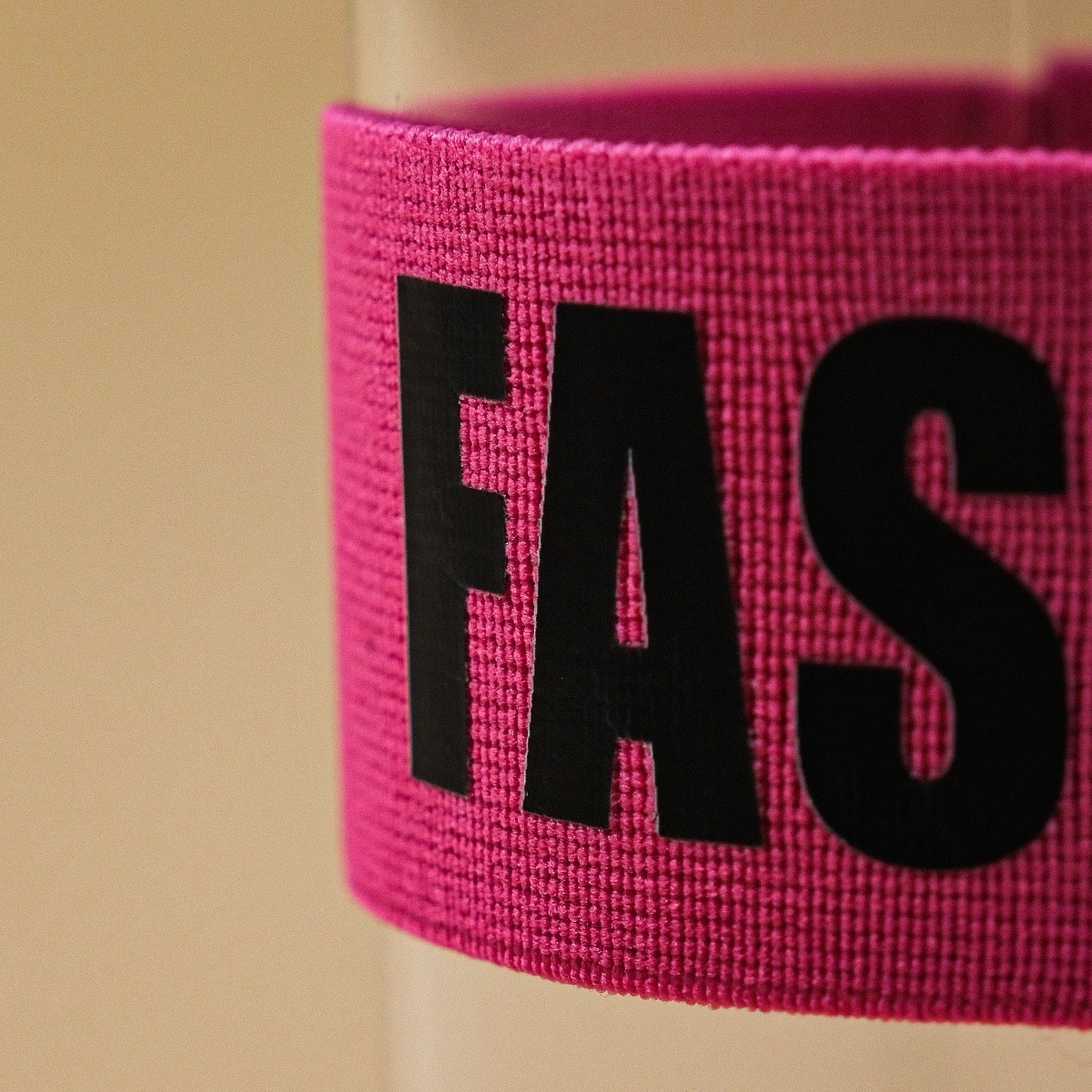 Fashion Ğipetli Borosilikat Cam Bardağı Fuşya 500 ML