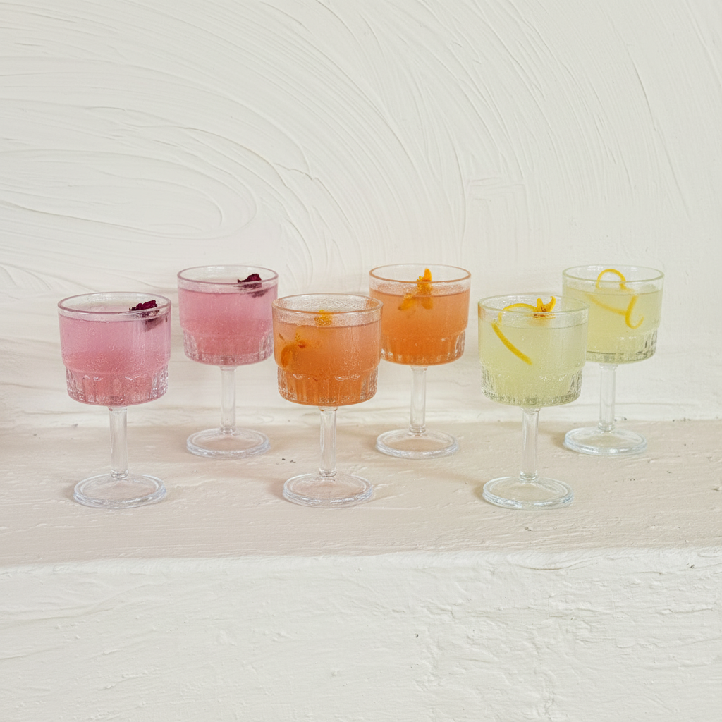 KRD Verda Ayaklı Kahve Yanı Bardağı - Şerbet Dolu