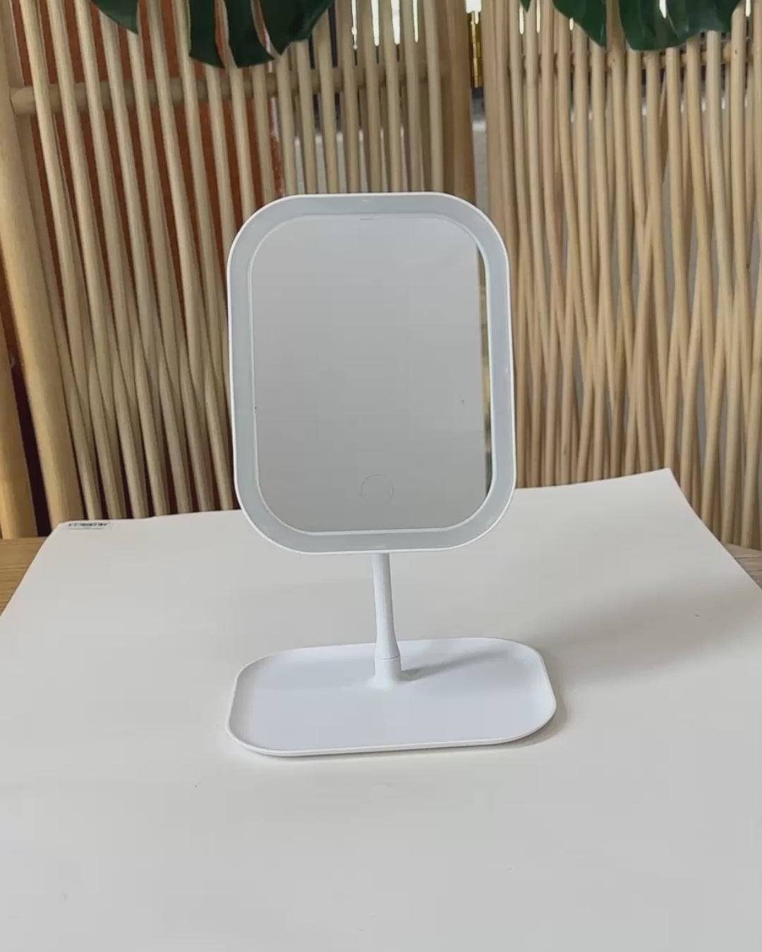 Videoyu yükle: WSM-2076 Şarjlı LED Makyaj Aynası  Beyaz