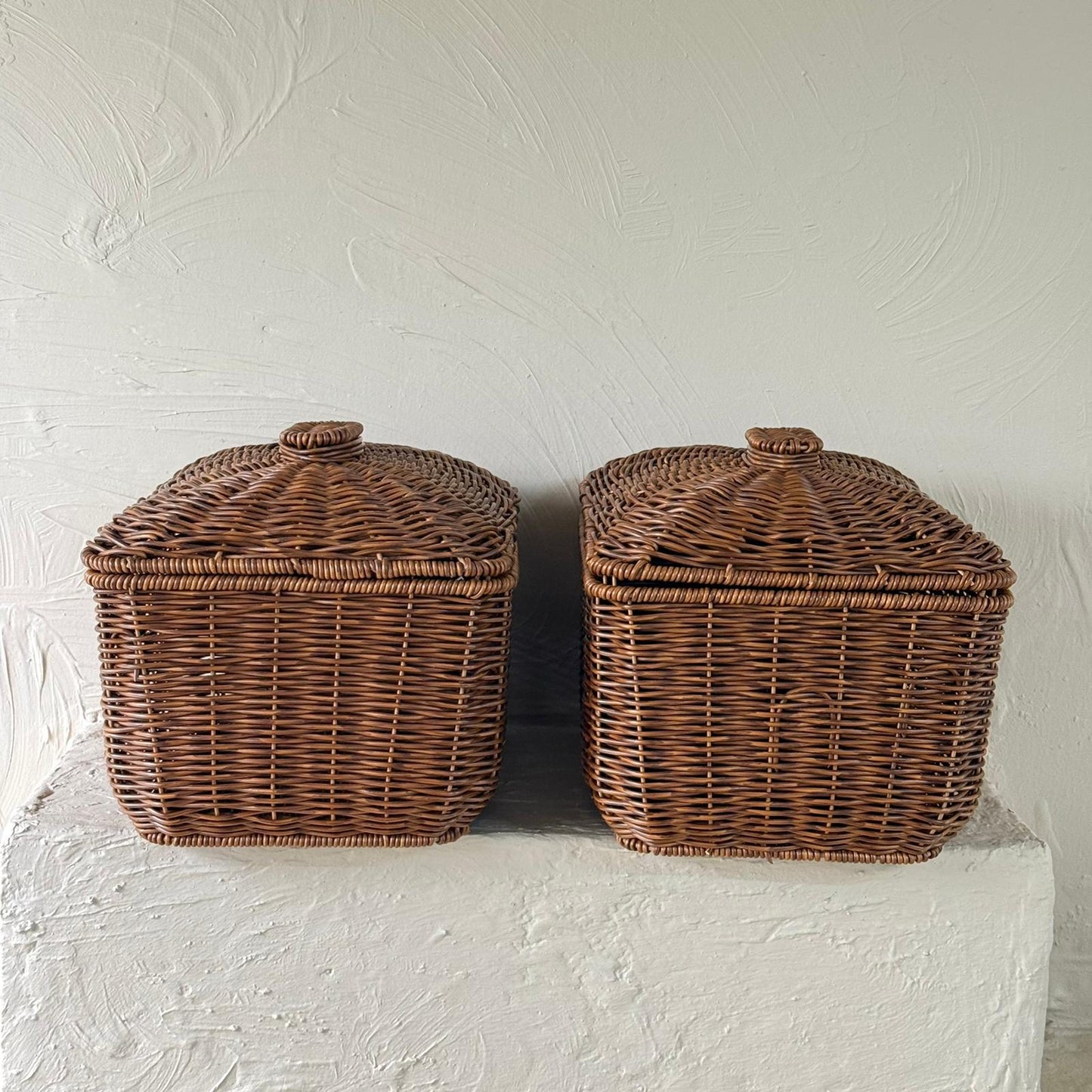 Hestia İkili Rattan Patates soğan Sepeti 5+5 lt (kahverengi)