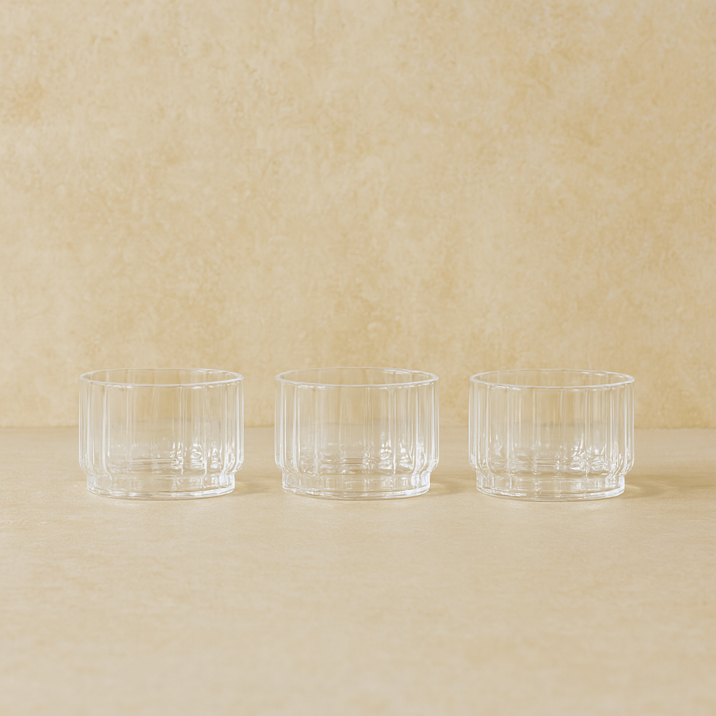 Tutku Cam Kase Seti 3 Adet (Süper Fiyat A Kalite)