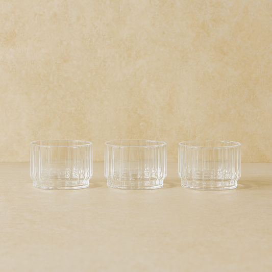 Tutku Cam Kase Seti 3 Adet (Süper Fiyat A Kalite)