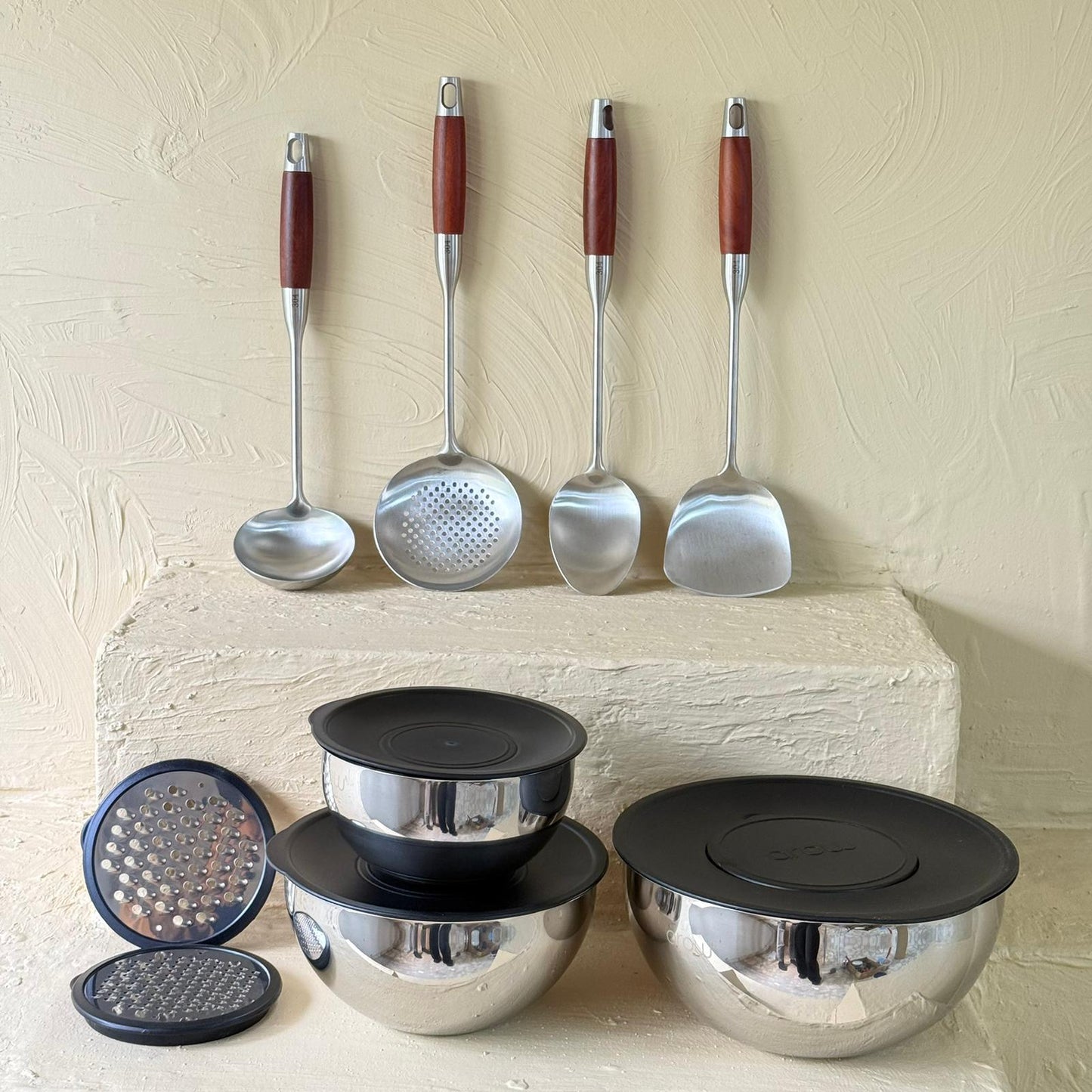 Masterchef 9 Parça 304 Çelik Premium Mutfak Seti (Süper Fiyat)