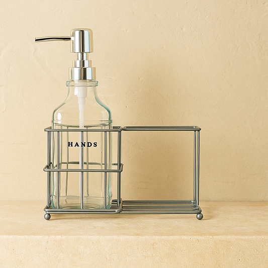 Kokosh Metal Standlı Kare Sıvı Deterjanlık KOD:EM-200