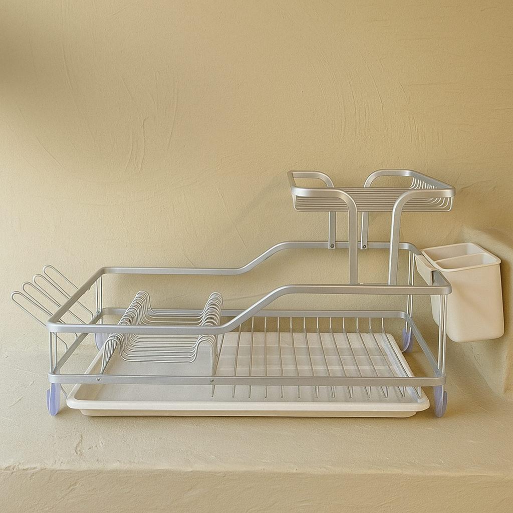 Lalezar Afilli Alüminyum Bulaşıklık Krem KOD:8003