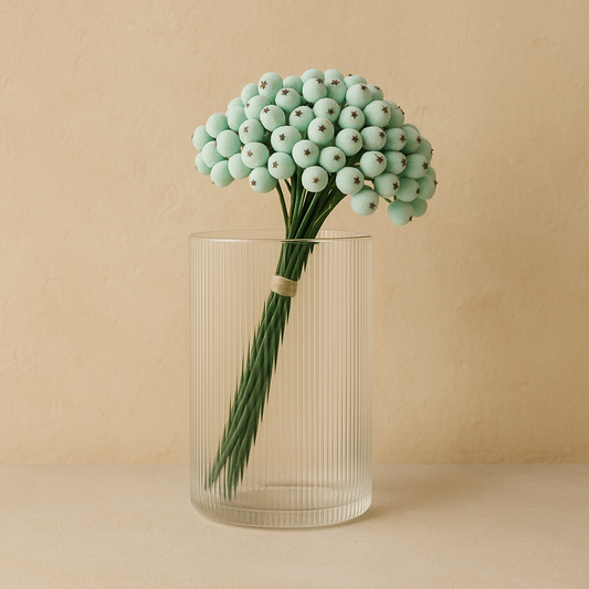 Kokina Yapay Yılbaşı Çiçeği Buket Turkuaz 25 cm