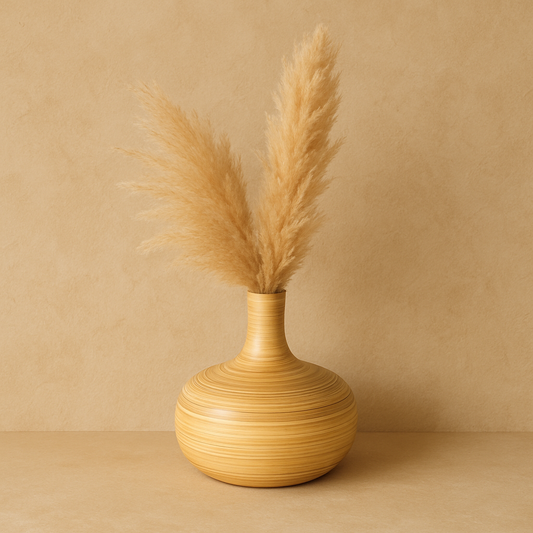 Pinterest Tombul Bambu Vazo 25 CM