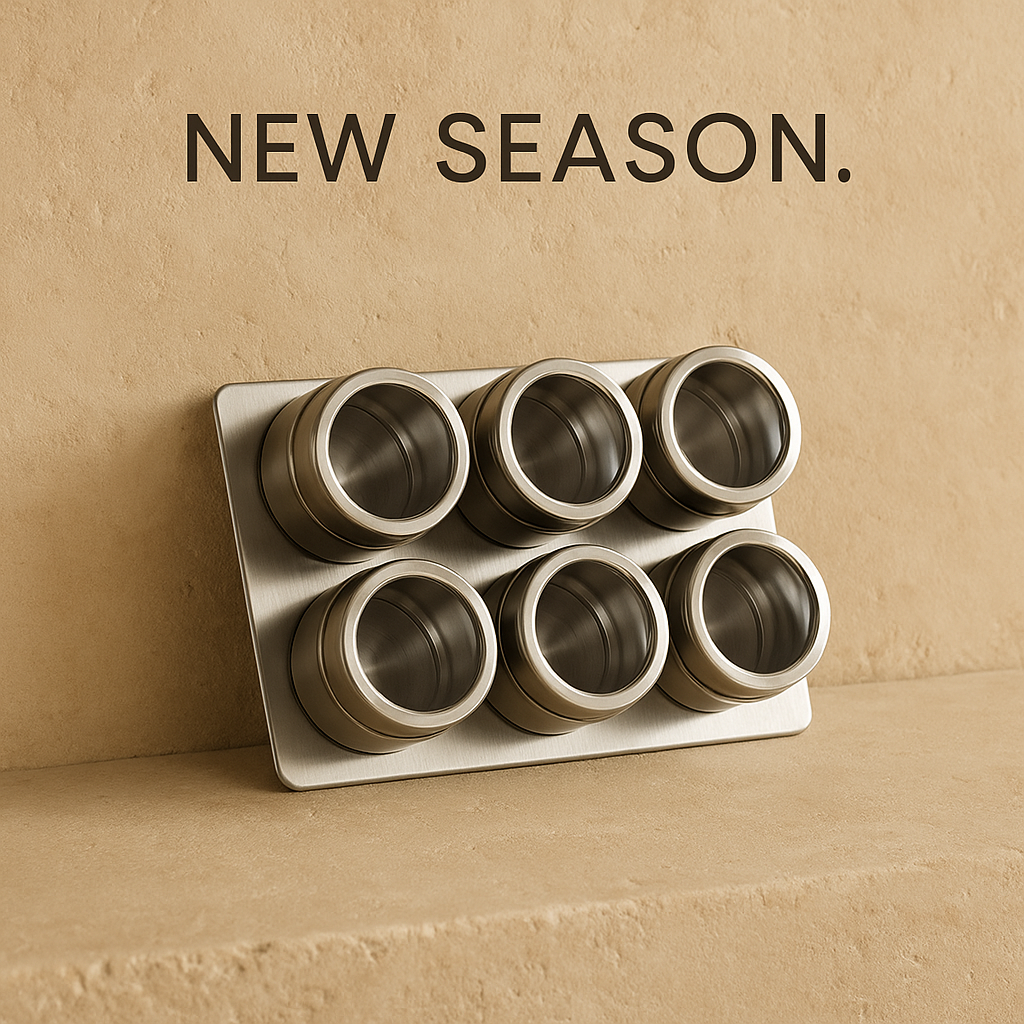 Mıknatıslı 6'Lı Baharatlık Seti, Fenomen Ürün KOD:12434