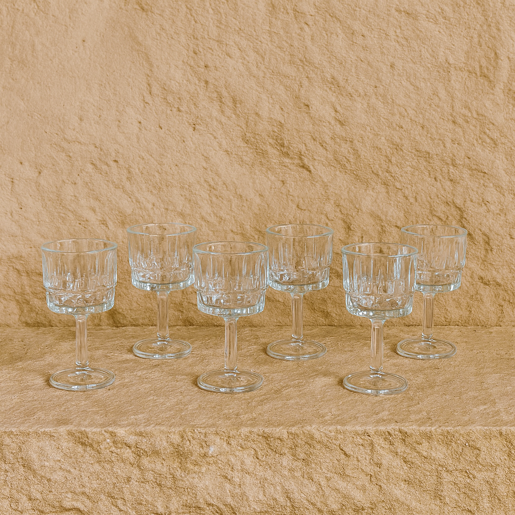 KRD Verda Ayaklı Kahve Yanı Bardağı 6 Kişilik