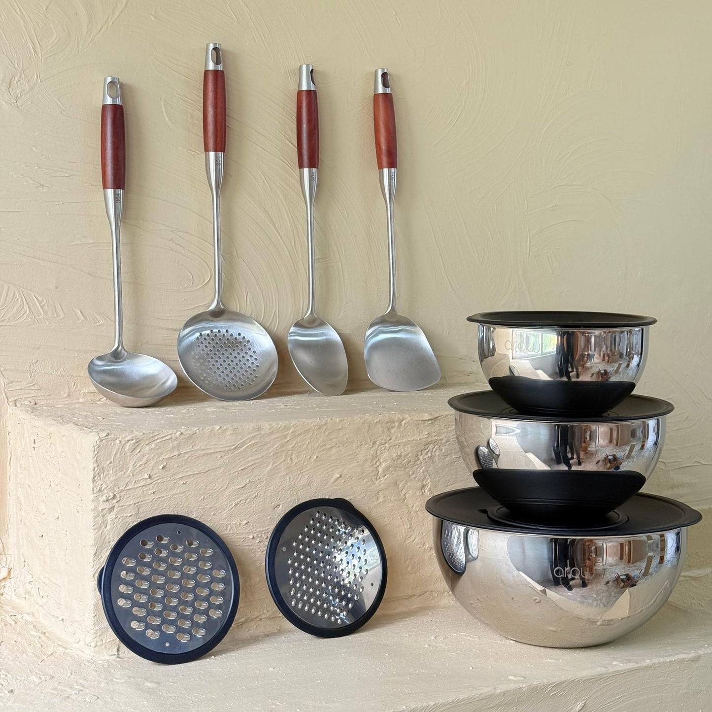 Masterchef 9 Parça 304 Çelik Premium Mutfak Seti (Süper Fiyat)