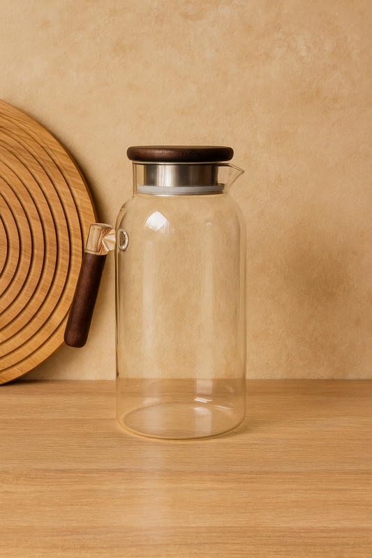 Milay Akasya Ağacı Kapaklı Cam Sürahi 1800 ml KOD:242