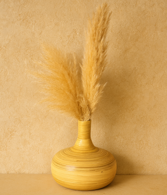 Pinterest Tombul Bambu Vazo 25 CM