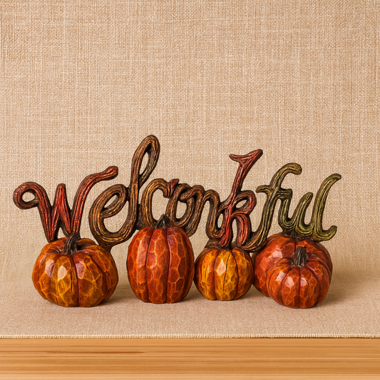 Welcome Kabak Dekoratif Süs