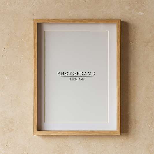 İKAE Ahşap Çerçeve Büyük Boy Çift Camlı KOD:3182-beyaz